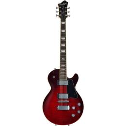 Guitarra eléctrica Hagstrom Super Swede Crimson Flame