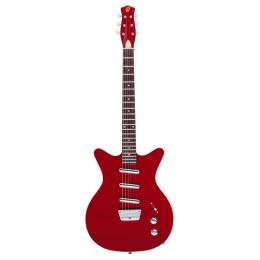 Guitarra eléctrica Danelectro 59 Triple Divine Red