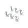 Clavijero guitarra Gotoh SG381 Button 07 6L Chrome