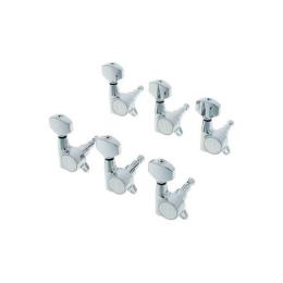 Clavijero guitarra Gotoh SG381 Button 07 6L Chrome