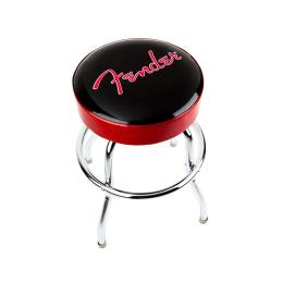 Taburete guitarra Fender Red Sparkle Logo Barstool 24