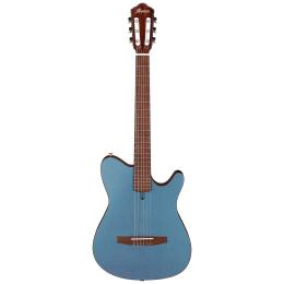 Comprar guitarra clásica electrificada Ibanez FRH10N Indigo Blue Metallic Flat