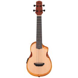 Comprar ukelele concierto con pastilla Ibanez AUC10E Open Pore Natural