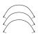 Cables Fender Blockchain 16 Patch Cable 3-pack Angle/Angle