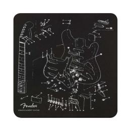 Alfombrilla para ratón Fender Mousepad Exploded Strat