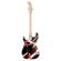 Guitarra eléctrica EVH Striped Series Circles MN W/B