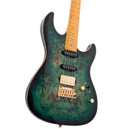 Comprar guitarra eléctrica Super-Strato Sire Larry Carlton S10 HSS Transparent Green