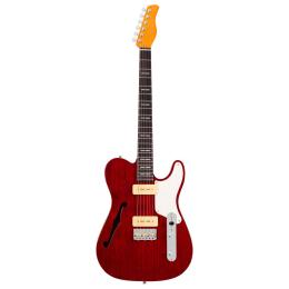 Comprar guitarra eléctrica Sire Larry Carlton T7TM See Through Red