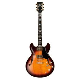 Guitarra eléctrica semicaja Yamaha SA2200 Brown Sunburst