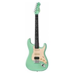 Guitarra de principiante Mooer MSC10 Pro Surf Green