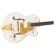 Guitarra eléctrica Gretsch Falcon Hollow Body Gold Hardware WHT