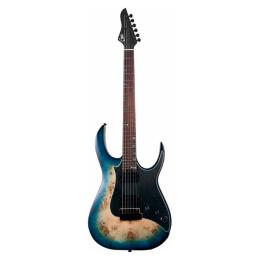 Guitarra eléctrica guitarra Mooer GTRS M810 Blue Burst