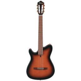 Guitarra clásica para zurdos Ibanez FRH10NL Brown Sunburst Flat