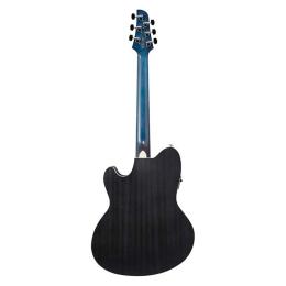 Guitarra electroacústica Ibanez TCM50FM Open Pore Denim Blue