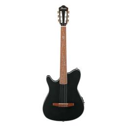 Guitarra clásica zurda Tim Henson Ibanez TOD10NL Transparent Black Flat