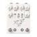 Pedal de delay para guitarra JHS Pedals Flight Delay White