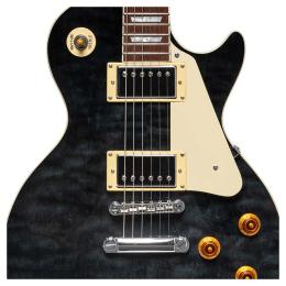 Guitarra eléctrica Tokai ALS64Q See Through Blue