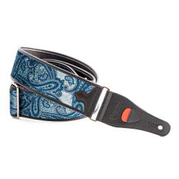 Correa para guitarra Righton Straps Paisley Velvet-60 Blue