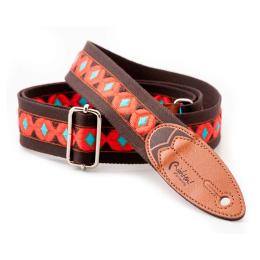 Correa para ukelele y guitarra Righton Straps Surf Shorey Brown