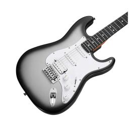 Guitarra eléctrica Mooer MSC12 Pro Iron Silver