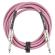 Cable jack Fender Contour 10' Cable Burgundy Mist