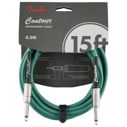 Cable para instrumento Fender Contour 15' Cable Sherwood Green