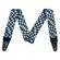 Correa para guitarra y bajo Fender Wavy Checkerboard Polyester Strap Blue