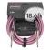 Cable jack Fender Contour 18.6' Cable Burgundy Mist