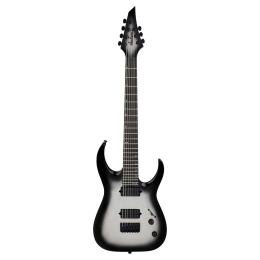 Guitarra 7 cuerdas Jackson Pro Misha Mansoor Juggernaut HT7 EB Silverburst Sparkle