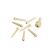 Pines acústica D'Addario PS12 End Pin Ivory