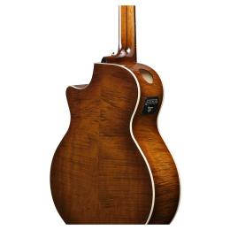 Guitarra acústica siete cuerdas Ibanez AE3007FMH-TBH