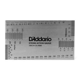 Regla altura cuerdas D'Addario PW-SHG-01 String Height Gauge