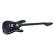 Guitarra eléctrica Superstrato LTD MH-1000NT Bolt Bind Black