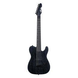 Guitarra barítona de 7 cuerdas LTD TE-1007 Baritone Black Blast