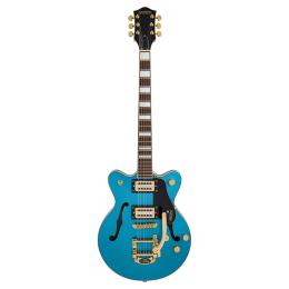 Guitarra eléctrica Gretsch G2655TG Streamliner Center Block JR DC LTD Riviera Blue
