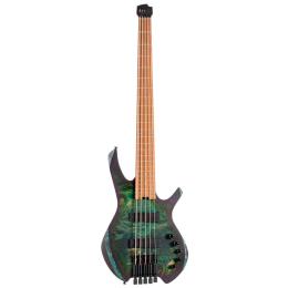 Bajo cinco cuerdas Cort Space 5 Star Dust Green