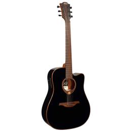 Guitarra electroacústica Lâg Tramontane T118DCE-BLK Dreadnought