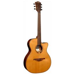 Guitarra electroacústica de caja estrecha Lâg Tramontane T118ASCE Auditorium Slim
