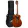 Guitarra acústica de viaje Lâg BlueWave TBW1TE-BRW Travel