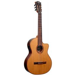 Guitarra clásica electrificada Lâg Tramontane OC118CE Classical Cedar 4/4