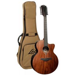 Guitarra acústica electrificada 12 cuerdas Lâg Sauvage J12CE Jumbo