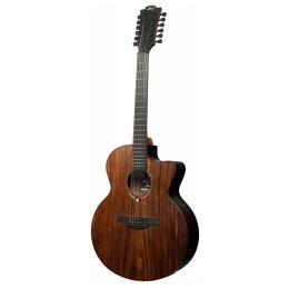Guitarra acústica electrificada 12 cuerdas Lâg Sauvage J12CE Jumbo