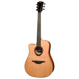Guitarra acústica para zurdos Lâg BlueWave TLBW2DCE Dreadnought