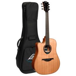 Guitarra acústica para zurdos Lâg BlueWave TLBW2DCE Dreadnought