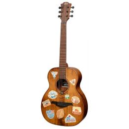 Guitarra acústica de viaje Lâg Escapade GTE Travel Globe Trotter