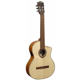 Guitarra clásica electrificada Lâg Tramontane OC88CE Classical Cutaway 4/4