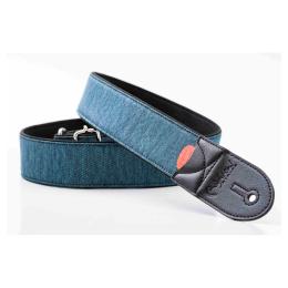 Correa para guitarra y bajo Righton Straps Roadrunner Denim-50 Blue