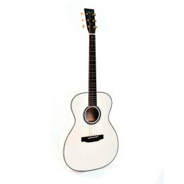 Comprar guitarra eléctroacústica Sigma 000A White Pearl