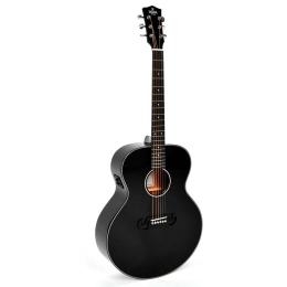 Guitarra electro acústica Sigma GJM-1E-MFBK Black