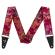 Correa para instrumento Fender Satin Dragon Strap Wine